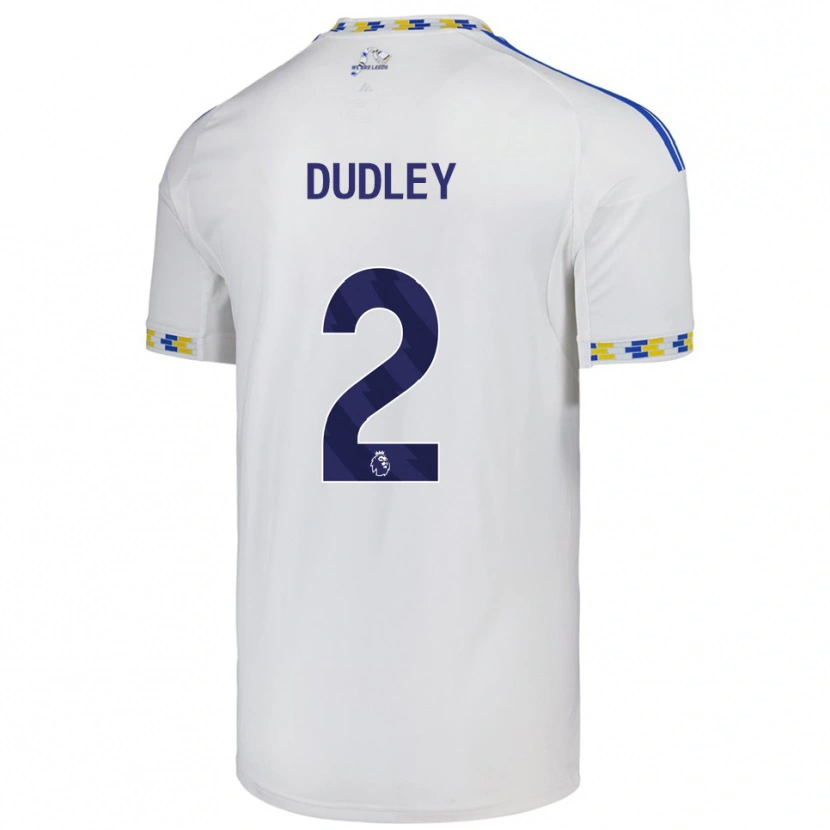 Danxen Kobiety Louie Dudley #2 Biało-Niebieski Domowa Koszulka 2025/26 Koszulki Klubowe