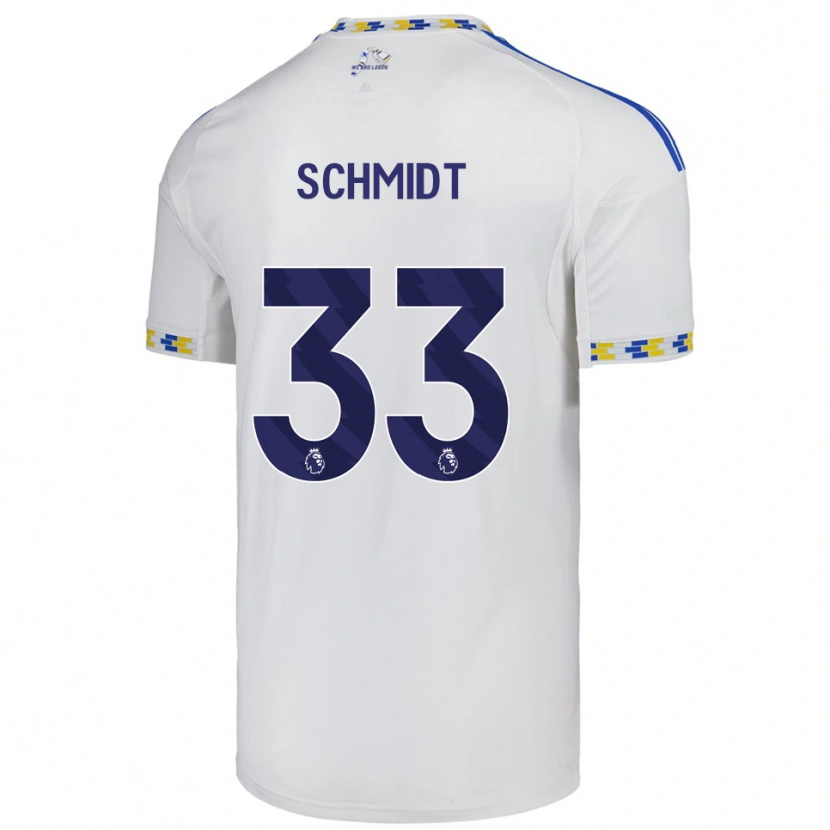 Danxen Kobiety Isaac Schmidt #33 Biało-Niebieski Domowa Koszulka 2025/26 Koszulki Klubowe