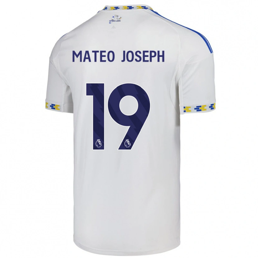 Danxen Kobiety Mateo Joseph #19 Biało-Niebieski Domowa Koszulka 2025/26 Koszulki Klubowe
