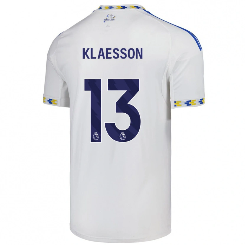 Danxen Kobiety Kristoffer Klaesson #13 Biało-Niebieski Domowa Koszulka 2025/26 Koszulki Klubowe
