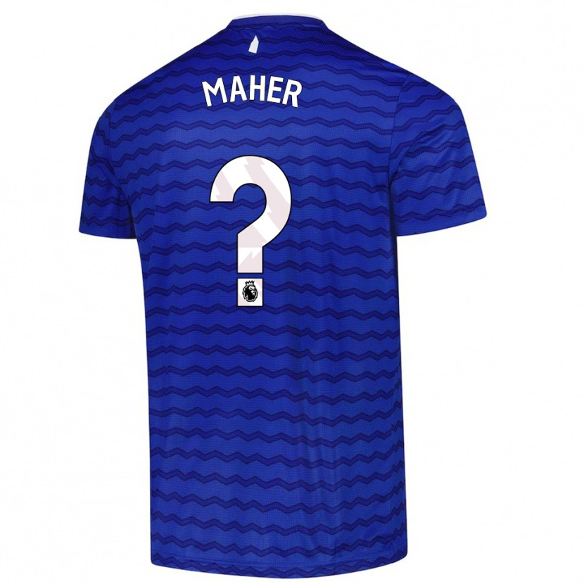 Danxen Kobiety Daniel Maher #0 Niebiesko-Granatowy Domowa Koszulka 2025/26 Koszulki Klubowe