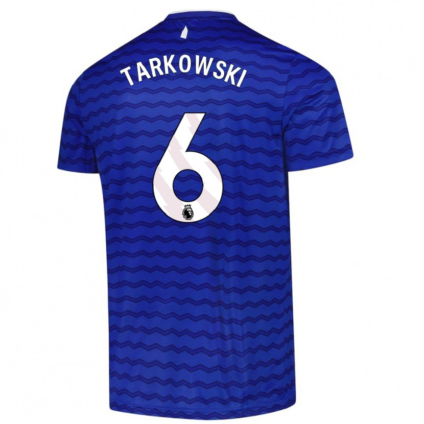 Danxen Kobiety James Tarkowski #6 Niebiesko-Granatowy Domowa Koszulka 2025/26 Koszulki Klubowe