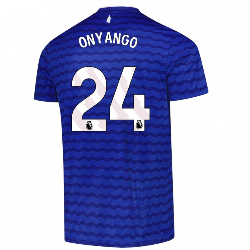 Danxen Kobiety Tyler Onyango #24 Niebiesko-Granatowy Domowa Koszulka 2025/26 Koszulki Klubowe