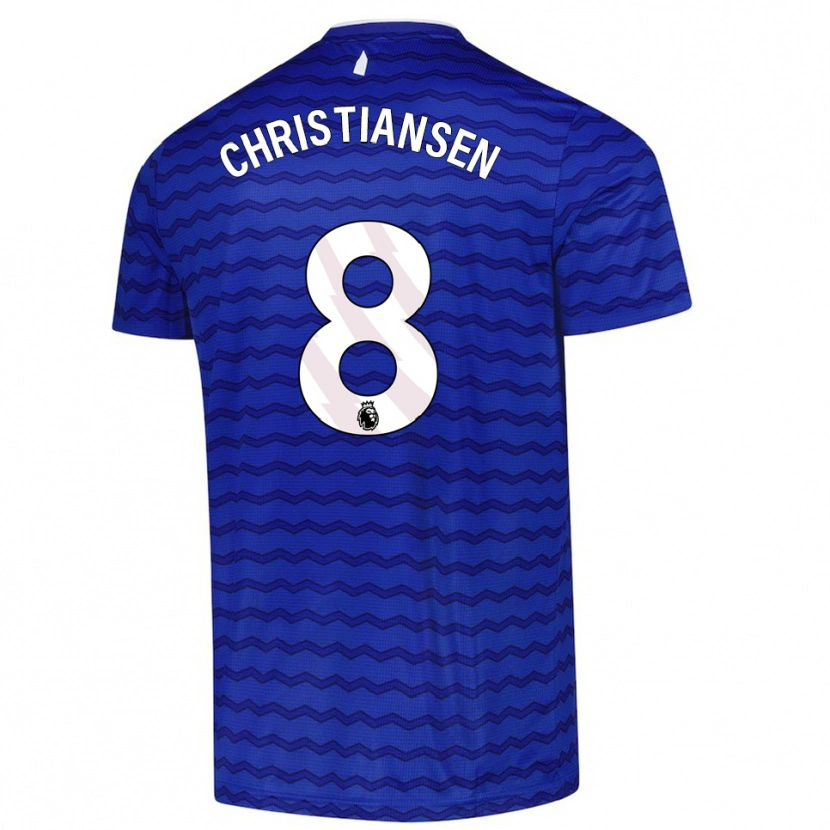 Danxen Kobiety Izzy Christiansen #8 Niebiesko-Granatowy Domowa Koszulka 2025/26 Koszulki Klubowe