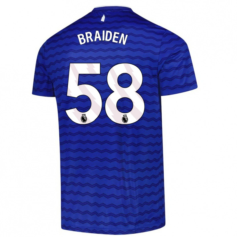 Danxen Kobiety Braiden Graham #58 Niebiesko-Granatowy Domowa Koszulka 2025/26 Koszulki Klubowe