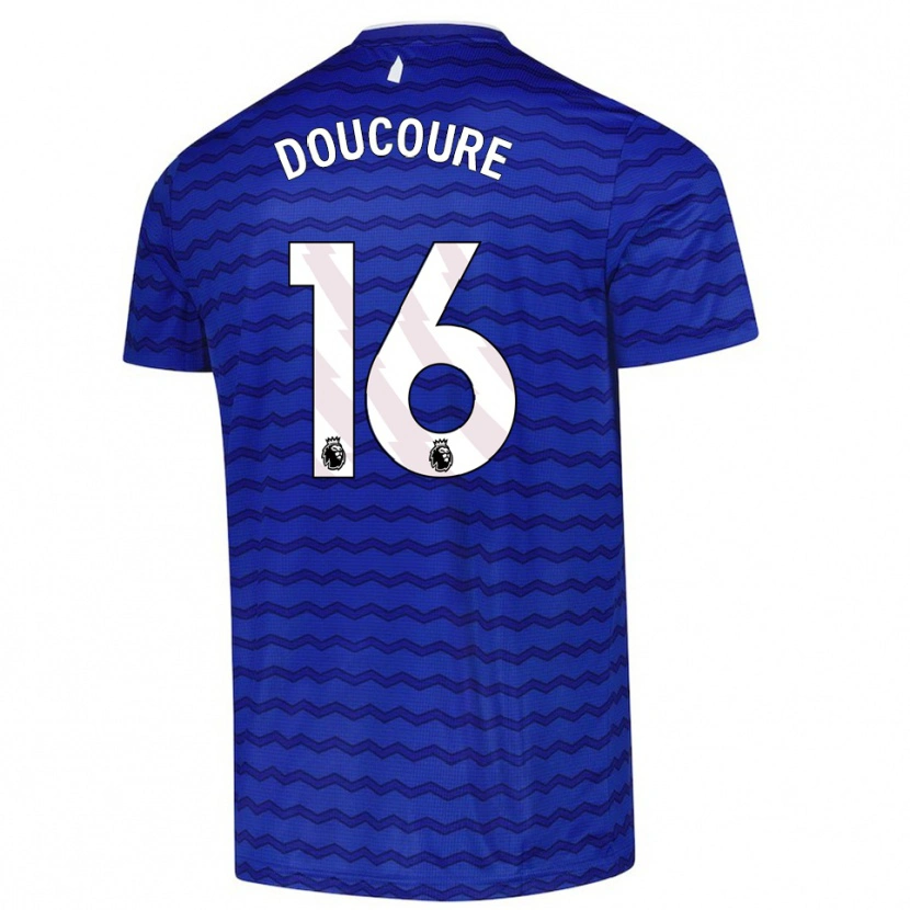 Danxen Kobiety Abdoulaye Doucoure #16 Niebiesko-Granatowy Domowa Koszulka 2025/26 Koszulki Klubowe
