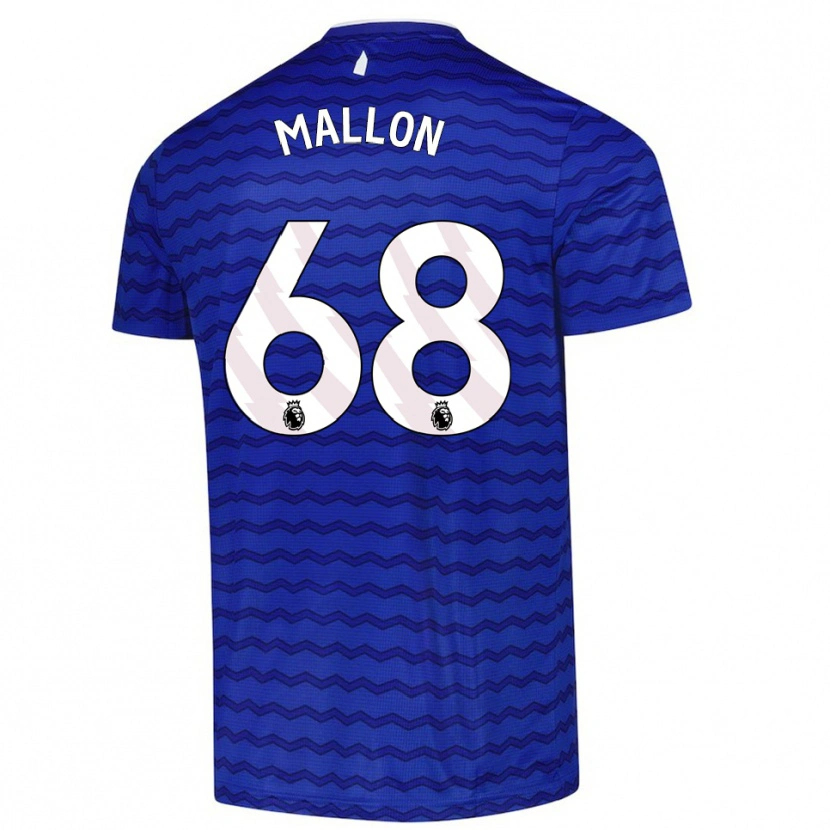 Danxen Kobiety Mathew Mallon #68 Niebiesko-Granatowy Domowa Koszulka 2025/26 Koszulki Klubowe