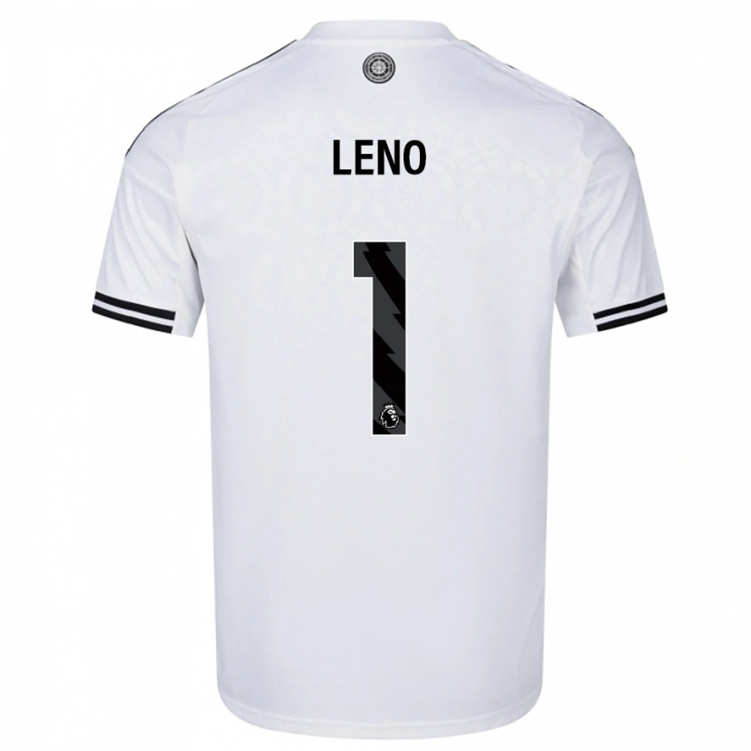 Danxen Kobiety Bernd Leno #1 Biało-Czarny Domowa Koszulka 2025/26 Koszulki Klubowe
