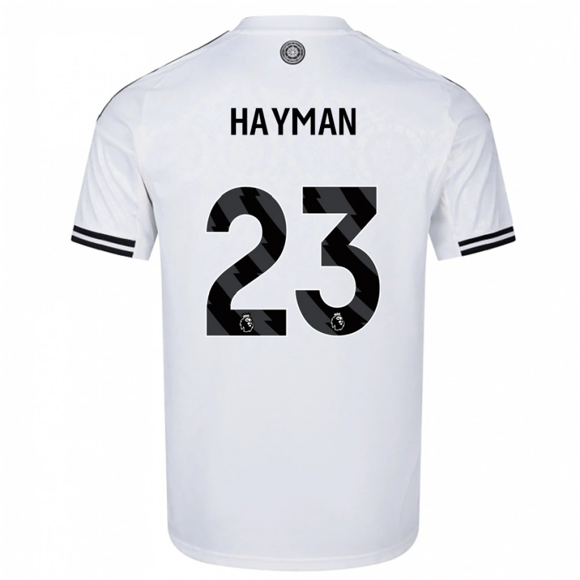Danxen Kobiety Alex Hayman #23 Biało-Czarny Domowa Koszulka 2025/26 Koszulki Klubowe