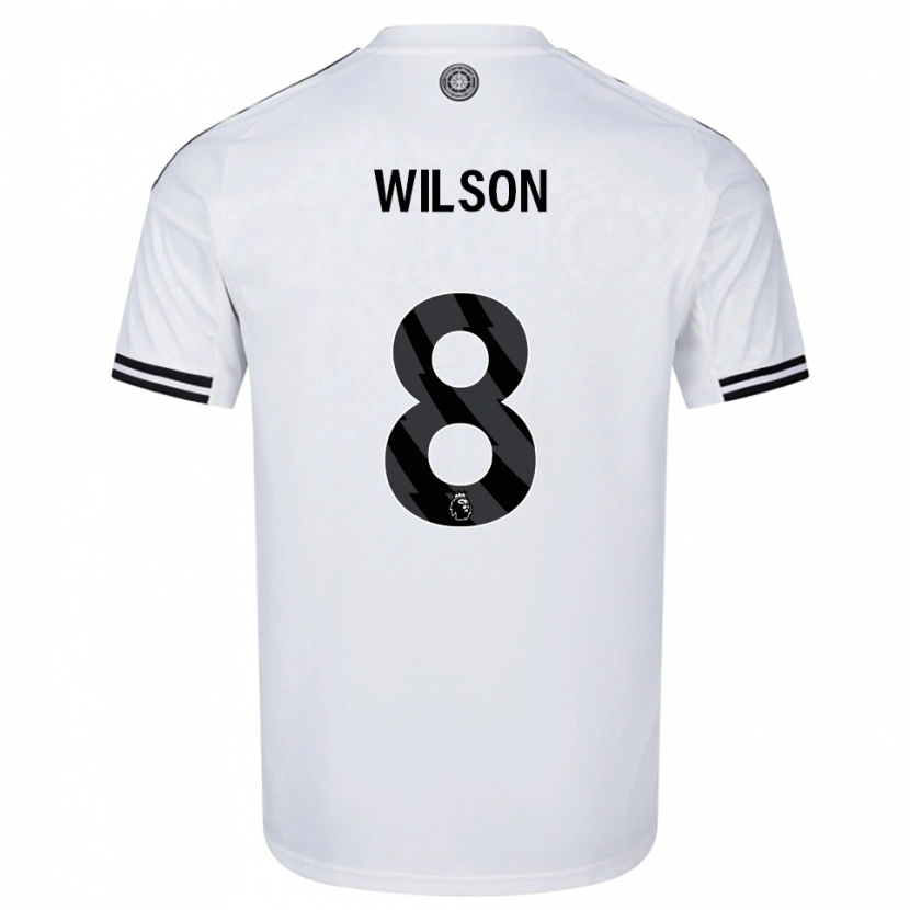 Danxen Kobiety Harry Wilson #8 Biało-Czarny Domowa Koszulka 2025/26 Koszulki Klubowe