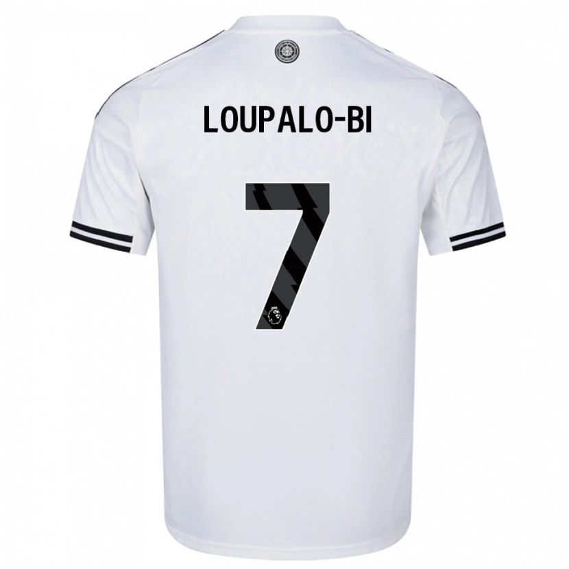 Danxen Kobiety Aaron Loupalo-Bi #7 Biało-Czarny Domowa Koszulka 2025/26 Koszulki Klubowe