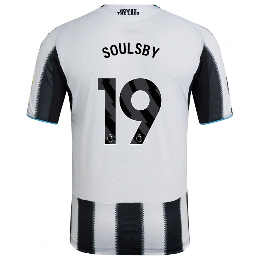 Danxen Kobiety Anna Soulsby #19 Czarno-Biały Domowa Koszulka 2025/26 Koszulki Klubowe