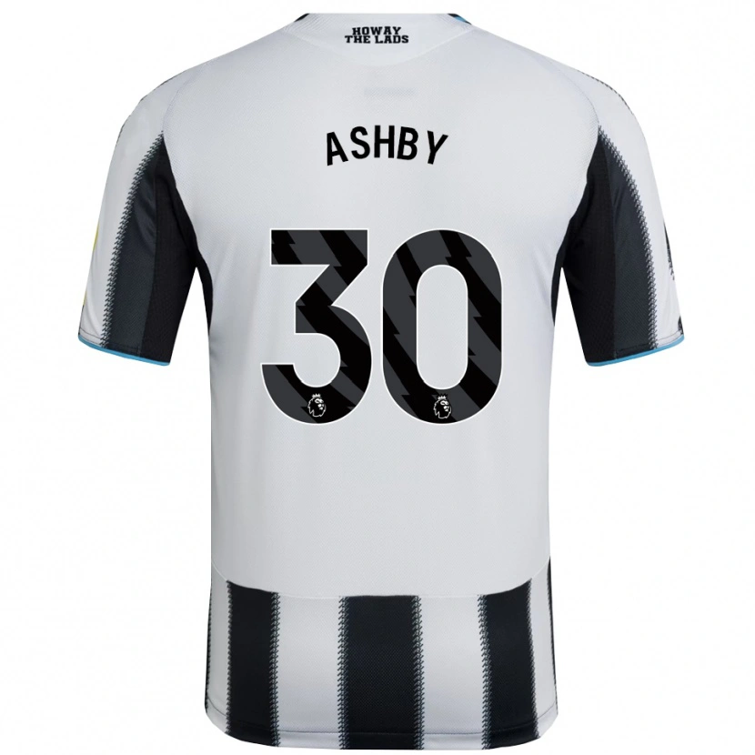 Danxen Kobiety Harrison Ashby #30 Czarno-Biały Domowa Koszulka 2025/26 Koszulki Klubowe
