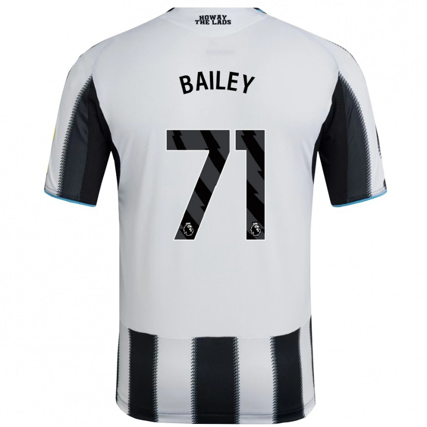 Danxen Kobiety Scott Bailey #71 Czarno-Biały Domowa Koszulka 2025/26 Koszulki Klubowe
