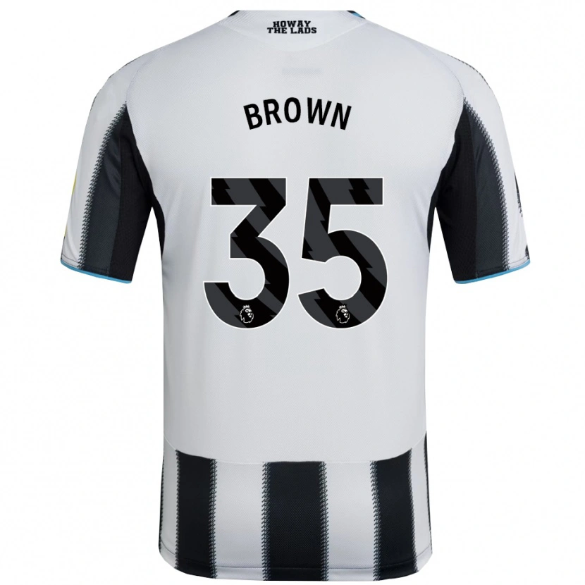 Danxen Kobiety Will Brown #35 Czarno-Biały Domowa Koszulka 2025/26 Koszulki Klubowe