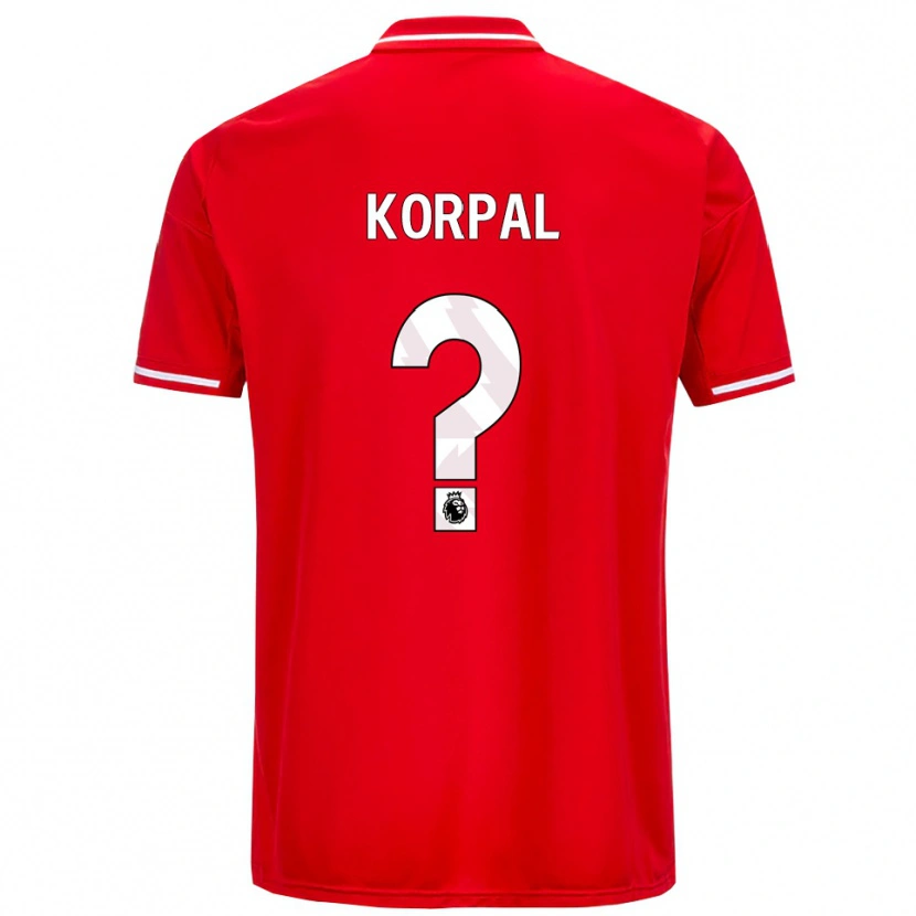 Danxen Kobiety Aaron Korpal #0 Czerwono-Biały Domowa Koszulka 2025/26 Koszulki Klubowe