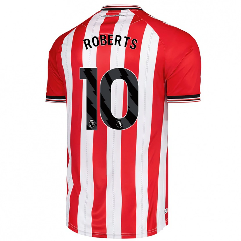 Danxen Kobiety Patrick Roberts #10 Czerwono-Biały Domowa Koszulka 2025/26 Koszulki Klubowe