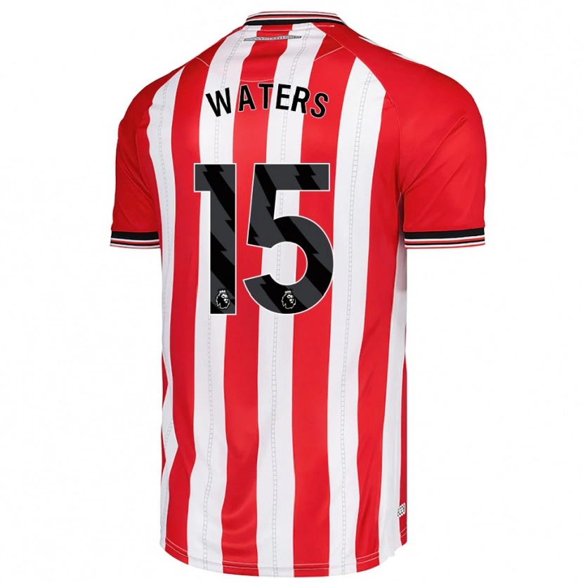 Danxen Kobiety Jake Waters #15 Czerwono-Biały Domowa Koszulka 2025/26 Koszulki Klubowe