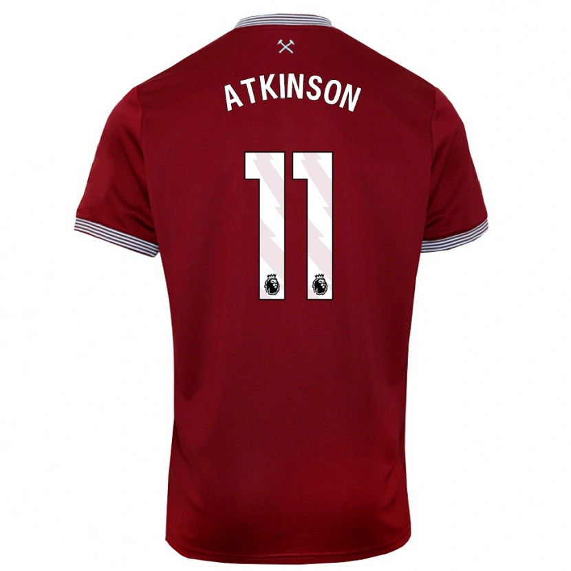 Danxen Kobiety Izzy Atkinson #11 Burgundowo-Biały Domowa Koszulka 2025/26 Koszulki Klubowe
