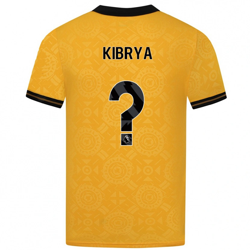 Danxen Kobiety Lucas Kibrya #0 Żółto-Czarny Domowa Koszulka 2025/26 Koszulki Klubowe