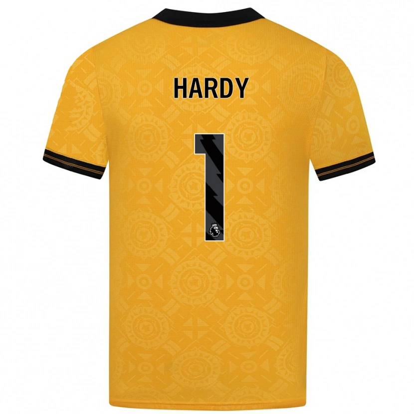 Danxen Kobiety George Hardy #1 Żółto-Czarny Domowa Koszulka 2025/26 Koszulki Klubowe