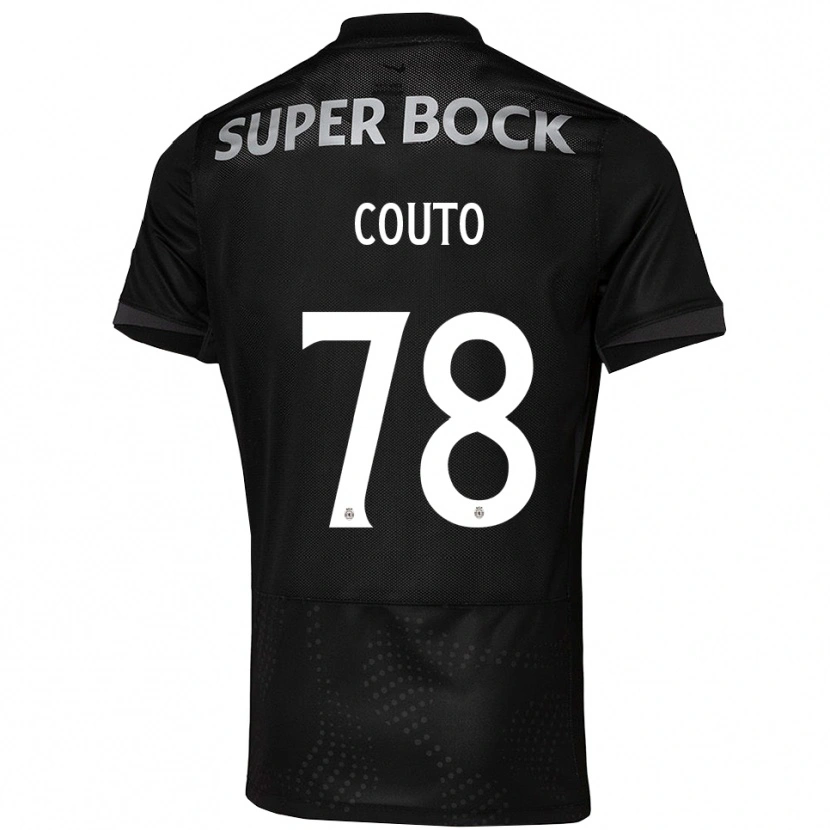 Danxen Kobiety Mauro Couto #78 Czarno-Biały Wyjazdowa Koszulka 2025/26 Koszulki Klubowe