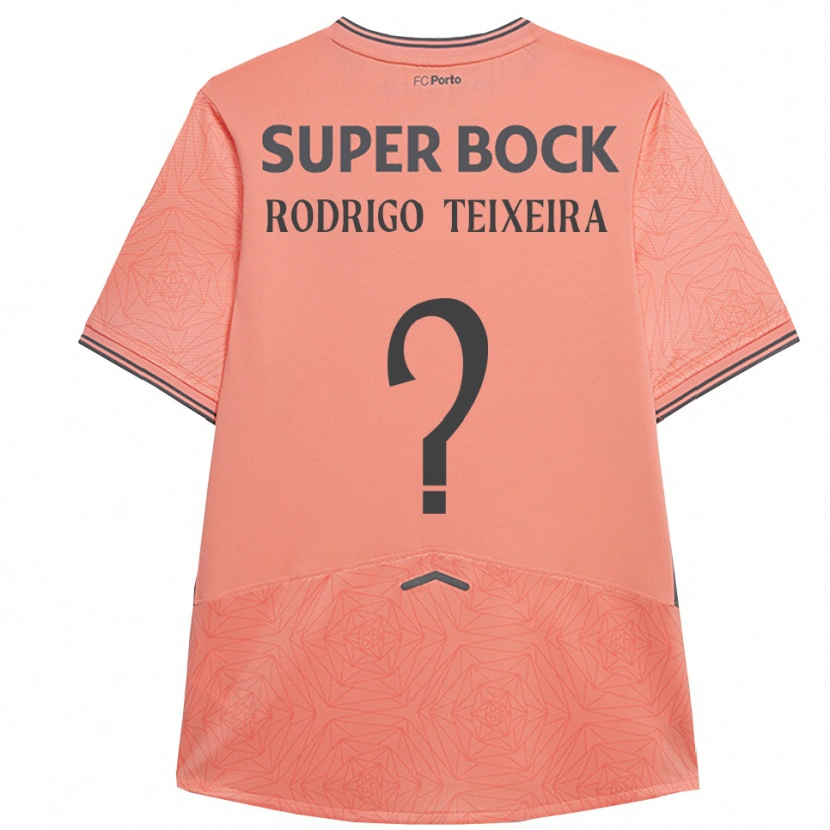 Danxen Kobiety Rodrigo Teixeira #0 Różowo-Granatowy Wyjazdowa Koszulka 2025/26 Koszulki Klubowe