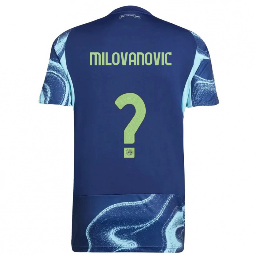 Danxen Kobiety Mateja Milovanovic #0 Granatowo-Błękitny Wyjazdowa Koszulka 2025/26 Koszulki Klubowe