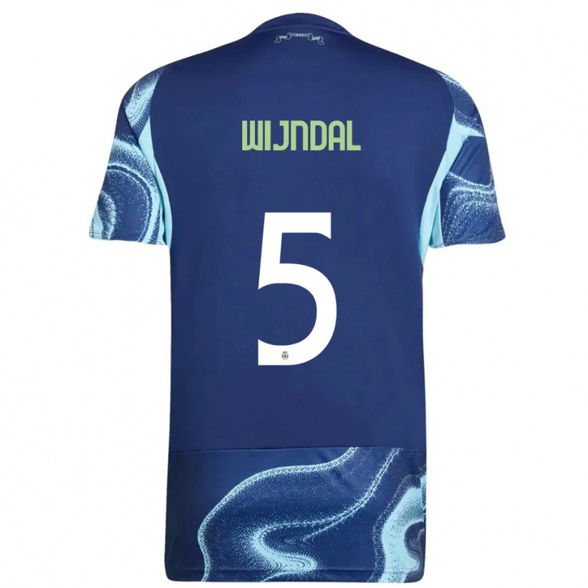 Danxen Kobiety Owen Wijndal #5 Granatowo-Błękitny Wyjazdowa Koszulka 2025/26 Koszulki Klubowe