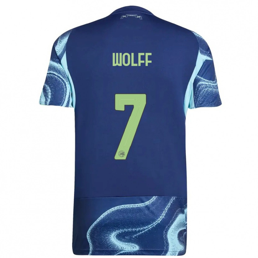 Danxen Kobiety Kayden Wolff #7 Granatowo-Błękitny Wyjazdowa Koszulka 2025/26 Koszulki Klubowe