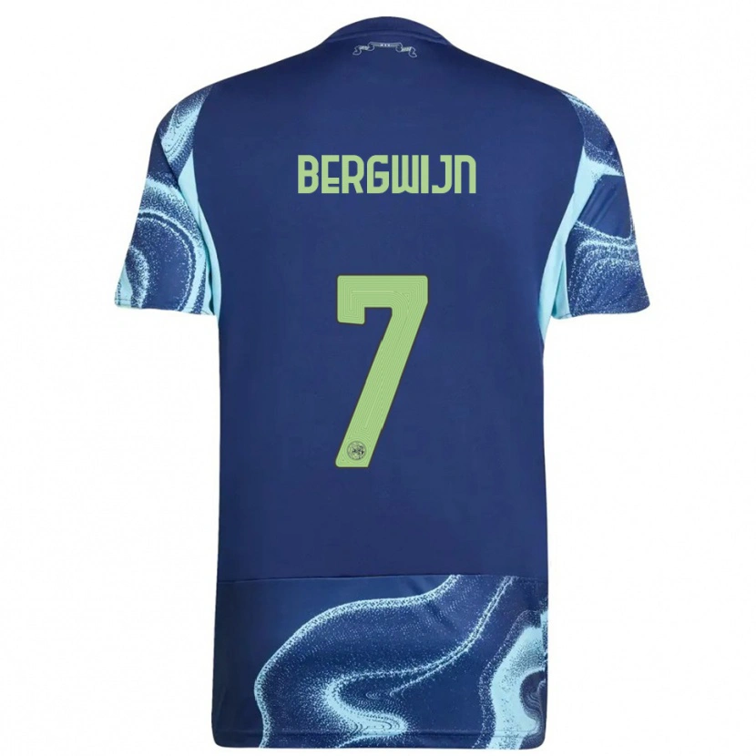 Danxen Kobiety Steven Bergwijn #7 Granatowo-Błękitny Wyjazdowa Koszulka 2025/26 Koszulki Klubowe