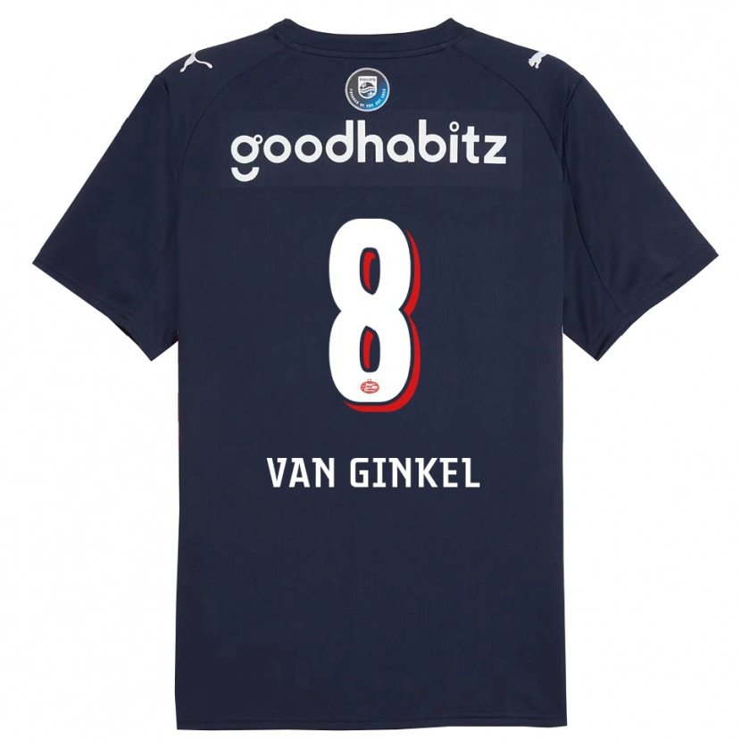 Danxen Kobiety Marco Van Ginkel #8 Granatowo-Biały Wyjazdowa Koszulka 2025/26 Koszulki Klubowe