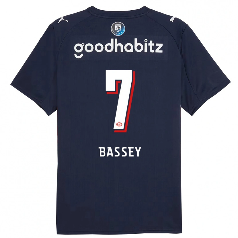Danxen Kobiety Essien Bassey #7 Granatowo-Biały Wyjazdowa Koszulka 2025/26 Koszulki Klubowe