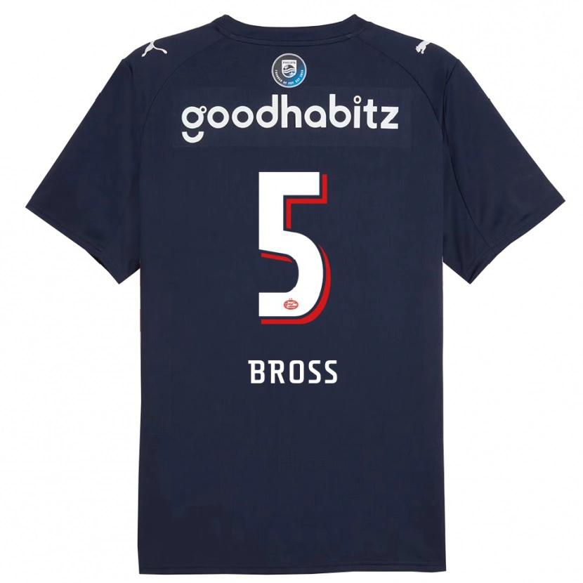 Danxen Kobiety Melanie Bross #5 Granatowo-Biały Wyjazdowa Koszulka 2025/26 Koszulki Klubowe