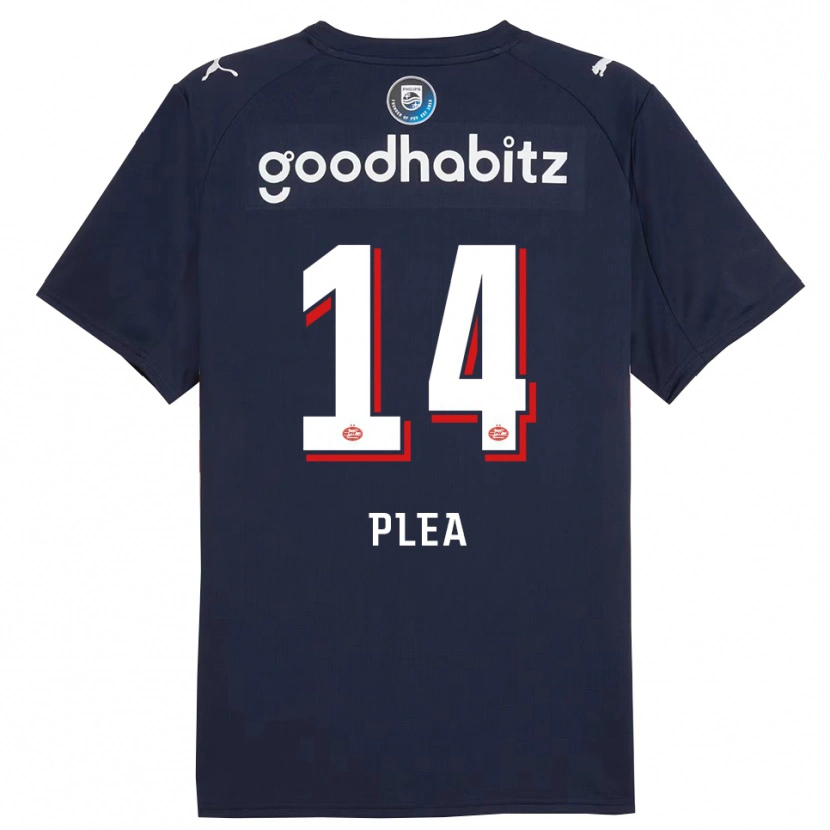 Danxen Kobiety Alassane Pléa #14 Granatowo-Biały Wyjazdowa Koszulka 2025/26 Koszulki Klubowe