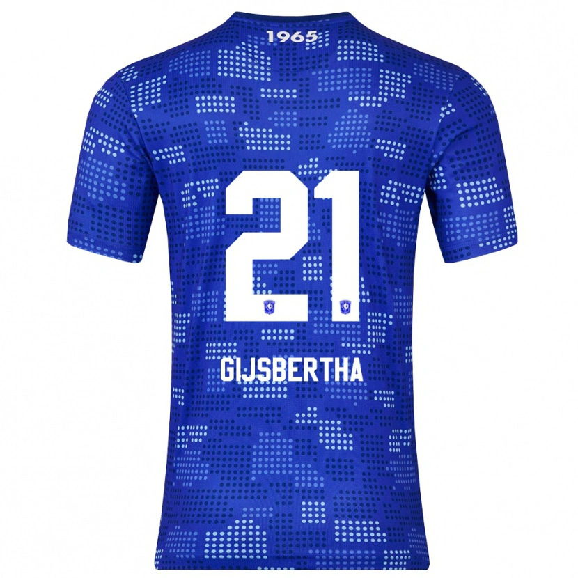 Danxen Kobiety Tyrese Gijsbertha #21 Niebiesko-Błękitny Wyjazdowa Koszulka 2025/26 Koszulki Klubowe
