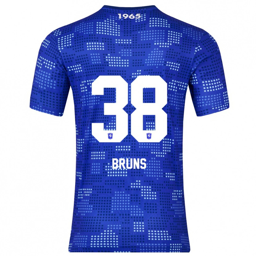 Danxen Kobiety Max Bruns #38 Niebiesko-Błękitny Wyjazdowa Koszulka 2025/26 Koszulki Klubowe