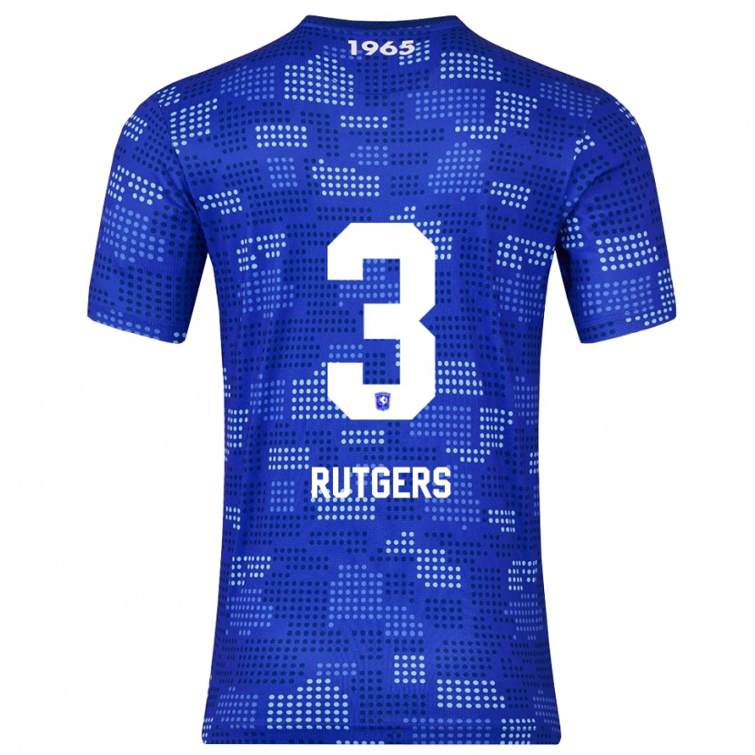 Danxen Kobiety Sil Rutgers #3 Niebiesko-Błękitny Wyjazdowa Koszulka 2025/26 Koszulki Klubowe