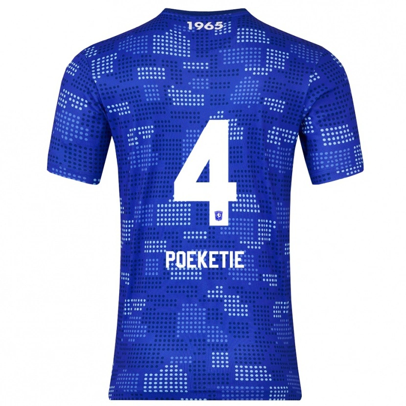 Danxen Kobiety Maik Poeketie #4 Niebiesko-Błękitny Wyjazdowa Koszulka 2025/26 Koszulki Klubowe