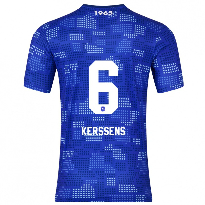 Danxen Kobiety Tom Kerssens #6 Niebiesko-Błękitny Wyjazdowa Koszulka 2025/26 Koszulki Klubowe