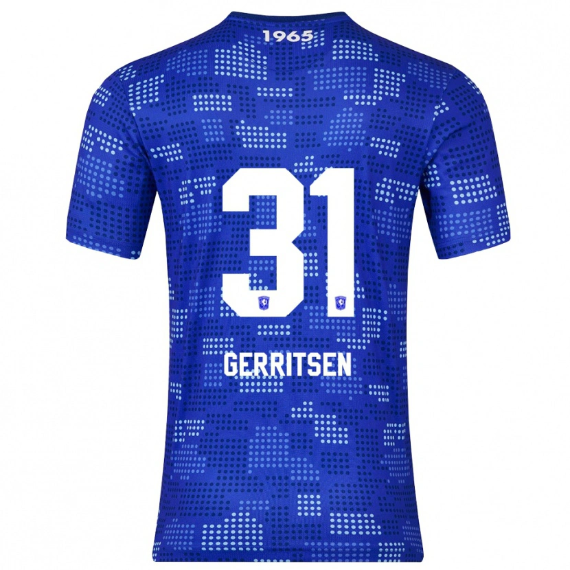 Danxen Kobiety Yannick Gerritsen #31 Niebiesko-Błękitny Wyjazdowa Koszulka 2025/26 Koszulki Klubowe