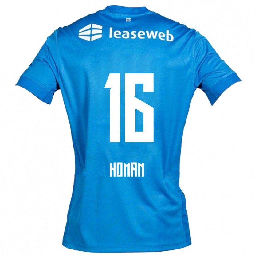 Danxen Kobiety Nick Homan #16 Niebiesko-Biały Wyjazdowa Koszulka 2025/26 Koszulki Klubowe