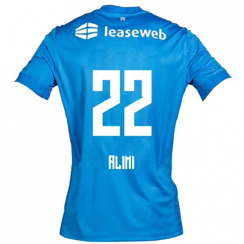 Danxen Kobiety Fadil Alimi #22 Niebiesko-Biały Wyjazdowa Koszulka 2025/26 Koszulki Klubowe