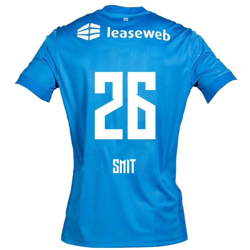 Danxen Kobiety Kees Smit #26 Niebiesko-Biały Wyjazdowa Koszulka 2025/26 Koszulki Klubowe
