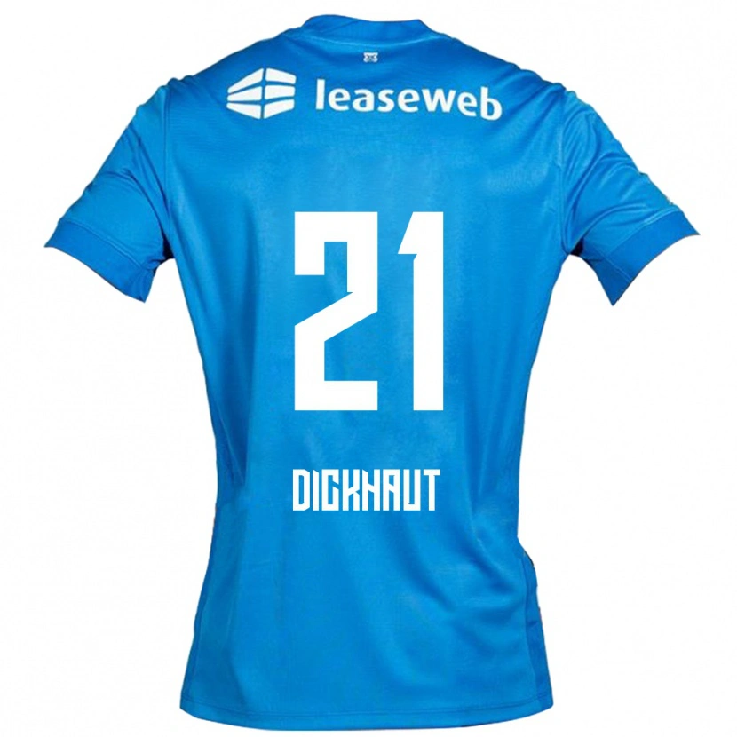 Danxen Kobiety Damian Dickhaut #21 Niebiesko-Biały Wyjazdowa Koszulka 2025/26 Koszulki Klubowe