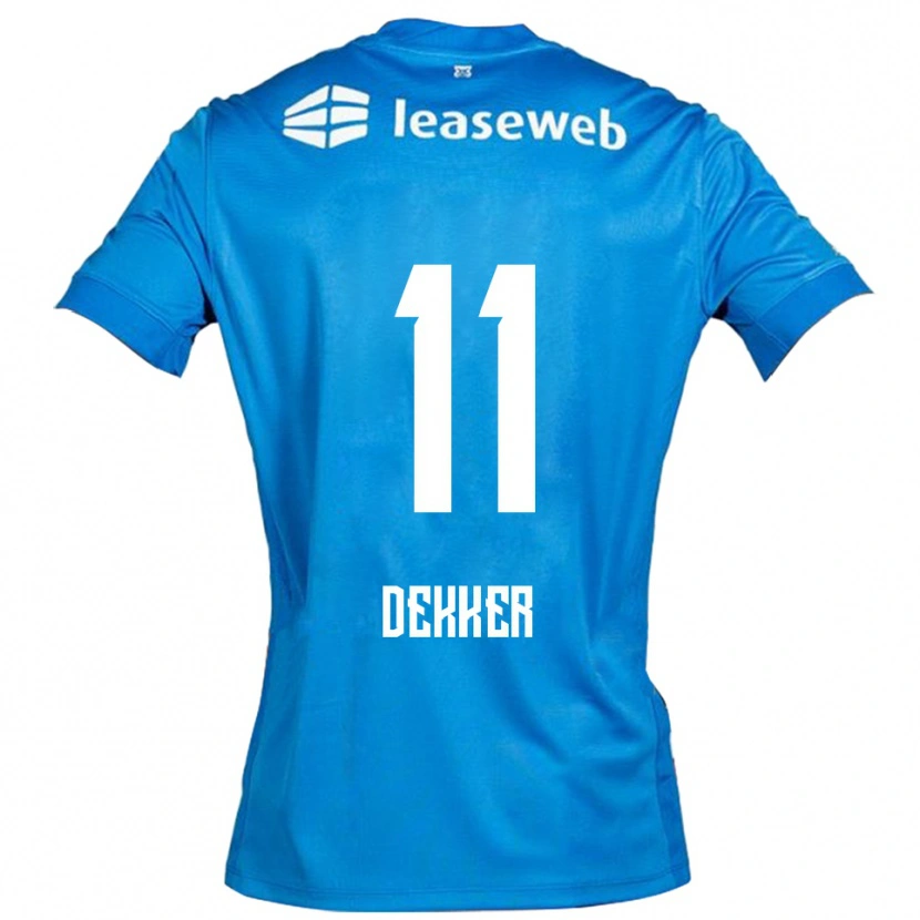 Danxen Kobiety Isabella Dekker #11 Niebiesko-Biały Wyjazdowa Koszulka 2025/26 Koszulki Klubowe