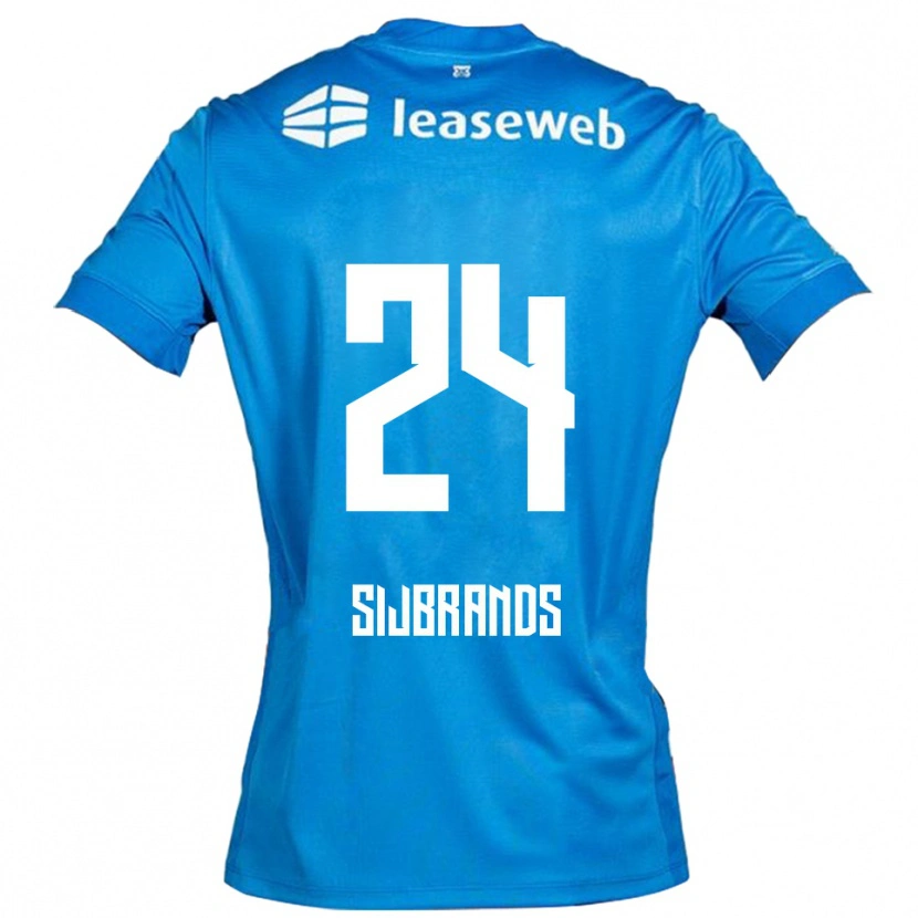 Danxen Kobiety Julian Sijbrands #24 Niebiesko-Biały Wyjazdowa Koszulka 2025/26 Koszulki Klubowe