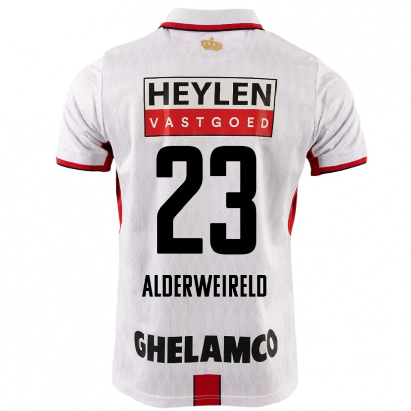 Danxen Kobiety Toby Alderweireld #23 Biało-Czerwony Wyjazdowa Koszulka 2025/26 Koszulki Klubowe