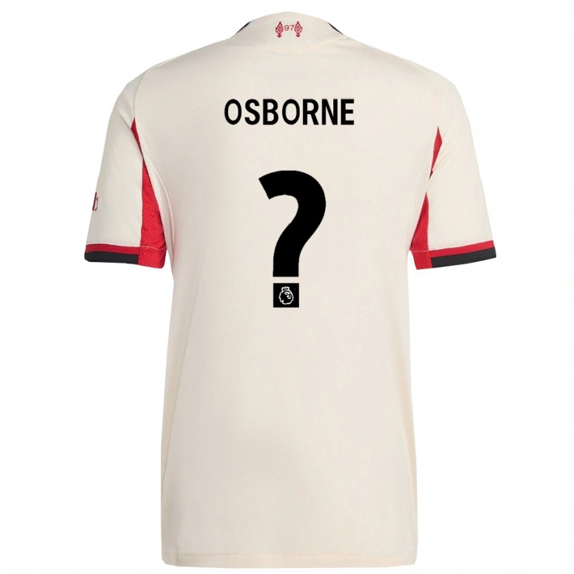 Danxen Kobiety Niall Osborne #0 Biało-Czarny Wyjazdowa Koszulka 2025/26 Koszulki Klubowe