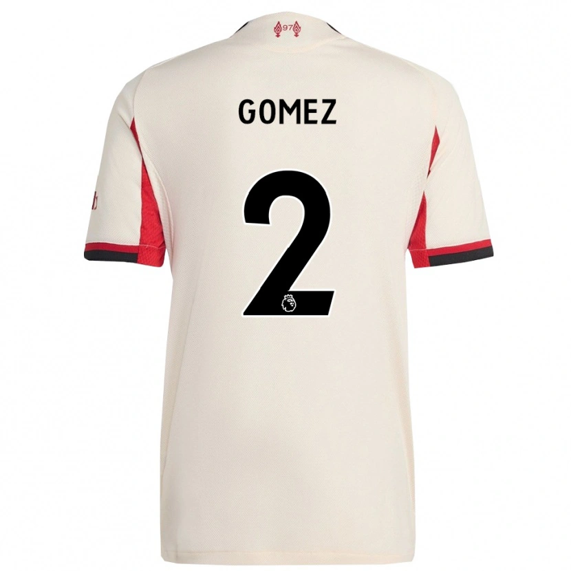 Danxen Kobiety Joe Gomez #2 Biało-Czarny Wyjazdowa Koszulka 2025/26 Koszulki Klubowe